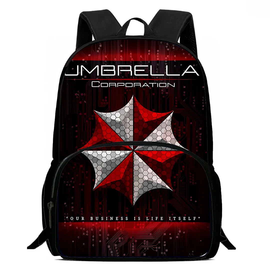Backpacks Movie Residents Evil Boys and Girls Student Birthday Gift Child School Bags Large Capacity Camping Durable Rucksack
