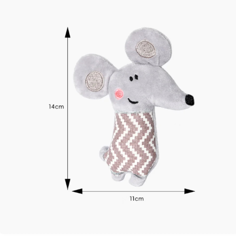 Cat teasing toys, plush toys for cats to relieve boredom, toys for cats to grind their teeth, pet supplies
