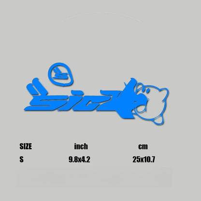 Cartoon Stickers, Car Stickers, Vinyl Decals - For Cars, Trucks, Walls, Laptops, Windows, Motorcycles