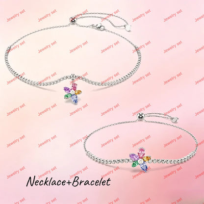2026 High Quality Shiny Luxury Brand Fine Jewelry Sets Exquisite Fine Fashion Party Gifts for Women New Christmas Ornaments