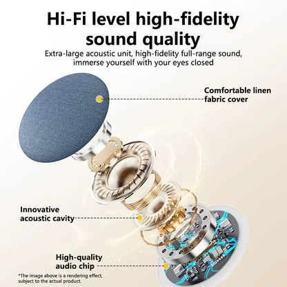 High Dynamic Sound Quality Bluetooth Speaker Bedside Sleep-enhancing Audio Ultrasonic Pillow-top Sleep Aid Speaker 2026 NEW