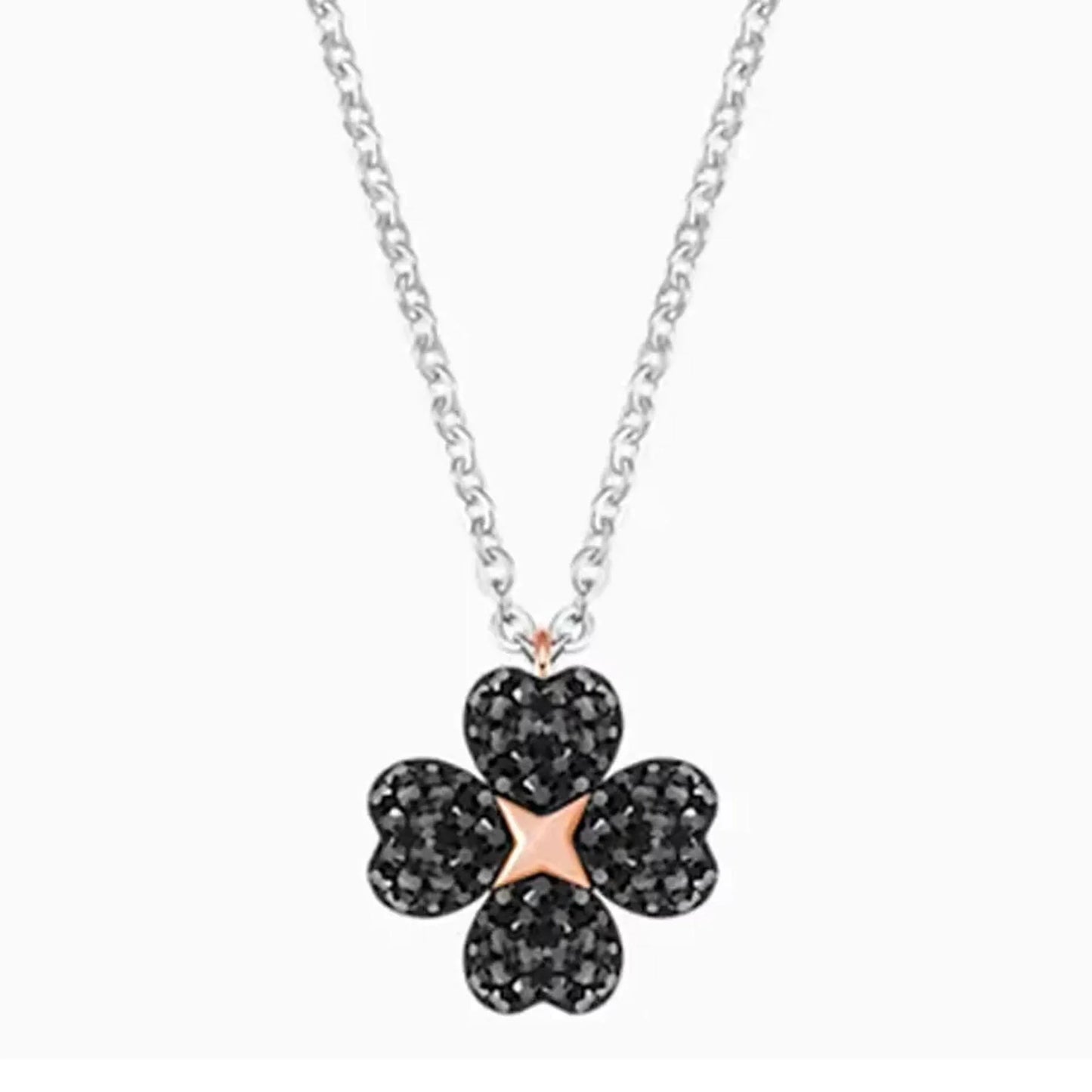 2026 New Trend Fine Jewelry Set Original Charm Luxury Lucky Grass Crystal Fashion Necklace Ring Earrings Romantic Gift for Women