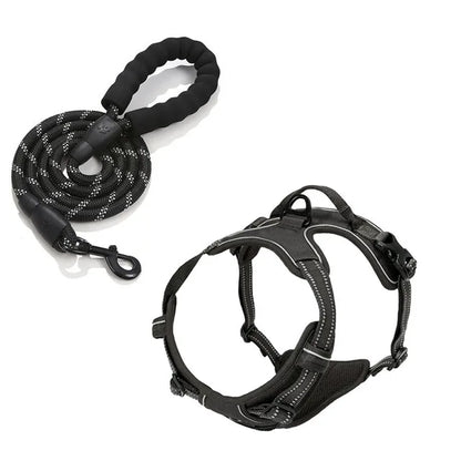 Dog Collars Harness Big Vests Leash Reflective Chest Strap Large Dog Chain Traction Rope Dog Pet Supplies Puppy Accessories