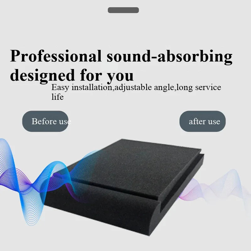 Speaker Sponge Shock Absorbing Pad Desktop Monitor Desktop Speaker Sponge Shock Absorbing Pad Shockproof Sponge Pad Anti-slip