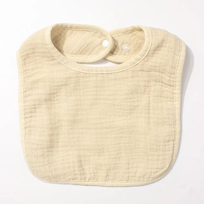 Mother and Baby Category A Children's Saliva Towel, Baby Cotton Gauze Absorbent Bib, Infant Anti-Spill Feeding Essential
