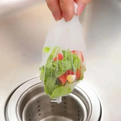 50-200Pcs Disposable Kitchen Sink Filter Sewer Drain Anti-blocking Garbage Bag Pool Leak Mesh Bag Mesh Strainer Sink Garbage Net