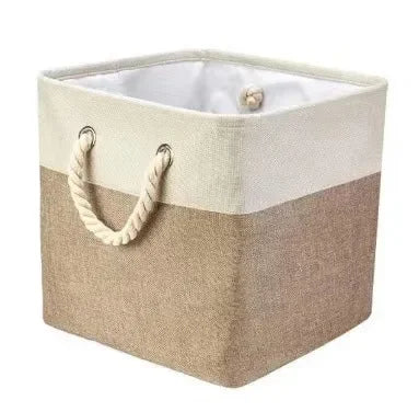Storage Bin Multifunctional Organizer Basket for Toys and Daily Supplies in Bedroom and Living Room