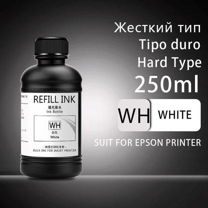 250ml UV Curing Ink For Epson XP600 TX800 XP-600 TX-800 L800 L805 L1800 R290 R300 1390 1400 1410 1430 DX5 DX7 DX10 UV Printer