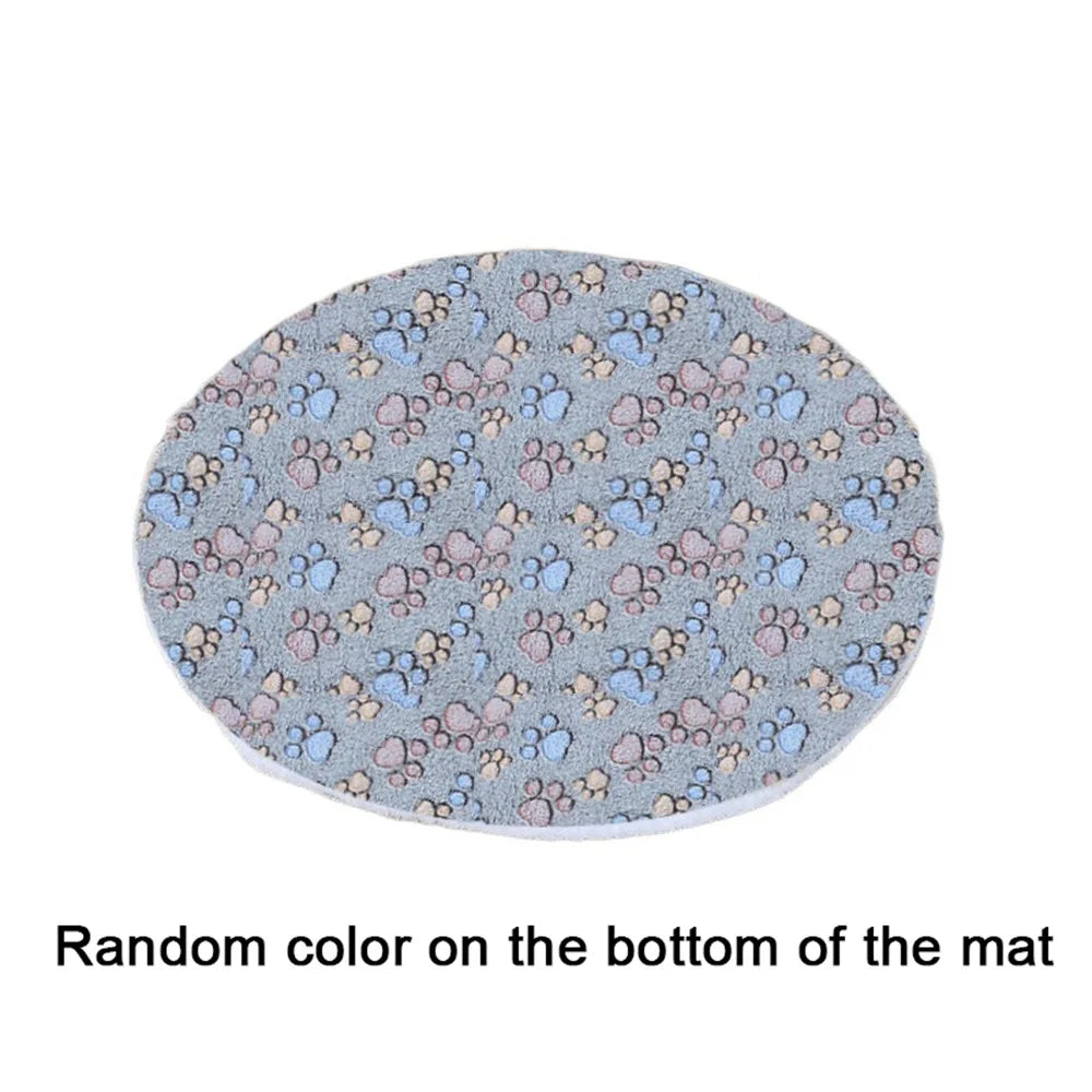 Soft Cat Bed Mats Short Plush Pet Sleeping Bed Mats for Cats Small Dogs Cute Pet Pad Blanket Warm Kitten Cushion Cat Accessories