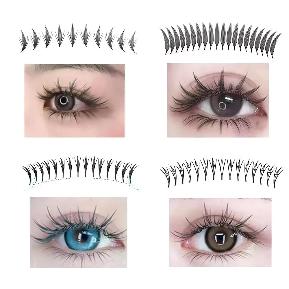 Comic Spire Eyelash Extension Lightweight Feather Premade Fans Eyelashes Extension Tower Top Soft Natural Makeup Lashes