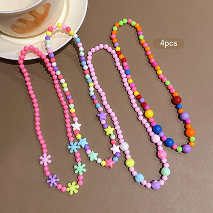 4 simple, versatile, sweet, cute, colorful and fashionable necklaces suitable for daily use