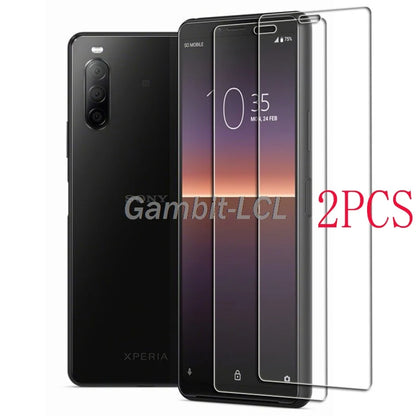 For Sony Xperia 1 II 1II XQ-AT51 Tempered Glass Protective FOR Sony Xperia 10 II 10II Screen Protector Phone cover Film