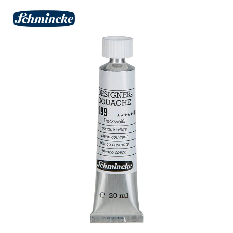 Germany Schmincke Designer Gouache Paint Tube 20ml Opaque Gouache Paint Professional Artist 48 Colors Drawing Art Supplies Cute