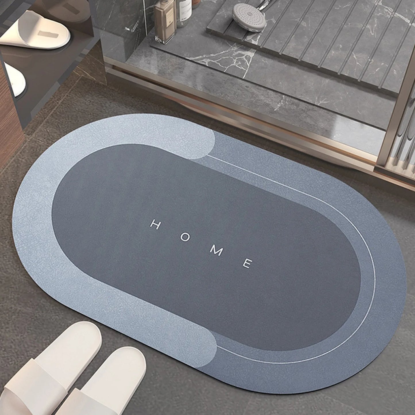 Absorbent Floor Mat Quick Drying Bathroom Mat Non-slip Floor Door Carpet Easy To Clean Home Oil-proof Kitchen Mat