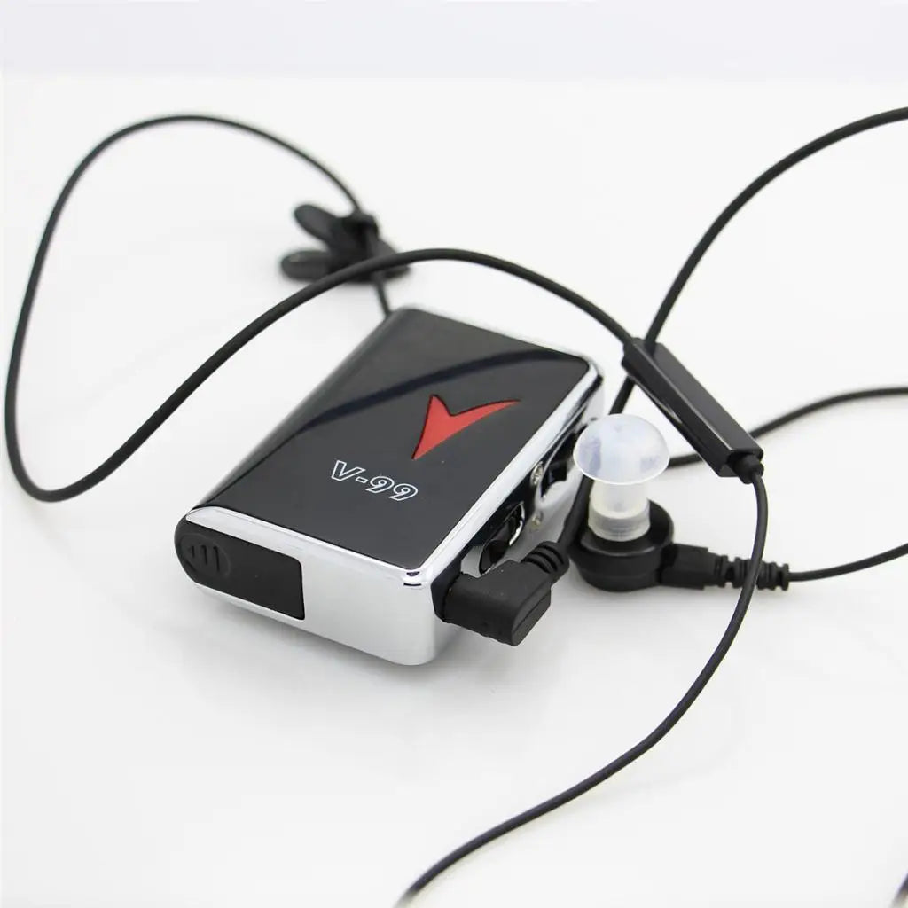 Hearing Aid Sound Amplifier V-99 Pocket Hearing Aid Audifonos High Power Divice Adjustable Tone Digital Aid Ear Durable Earphone