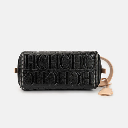 CH 2026 New Letter Embossed Cylinder Bag Fashion Cylinder Crossbody Bag Casual Shoulder Underarm Bag Multi color Optional