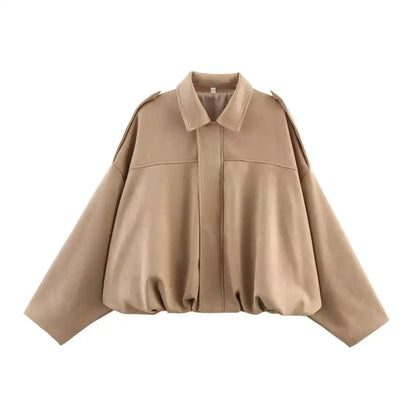 Jackets Autumn Women's 2025 New Outerwear Chic Elegant Loose Warm Women's Coat Street Youth Fashion Joker Coat Jacket