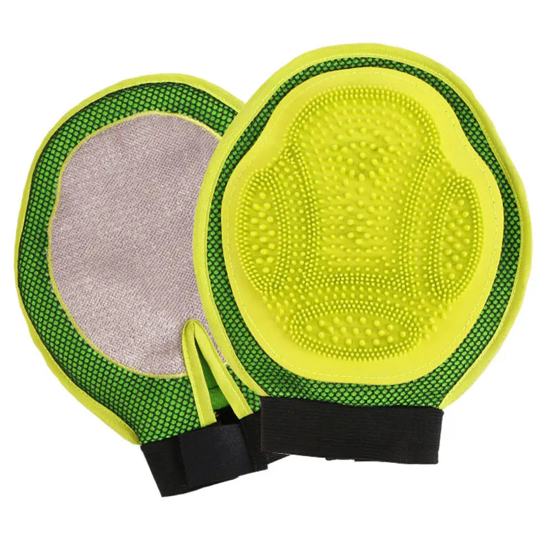 Pet Grooming Massage Gloves for Cats And Dogs Silicone Dog Bath Cleaning Brush Soft Grooming Tools for Animal Care