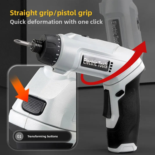 41pcs Multi-function Electric Screwdriver Adjustable Gear and Rotatable Disassembly and Screwdriver