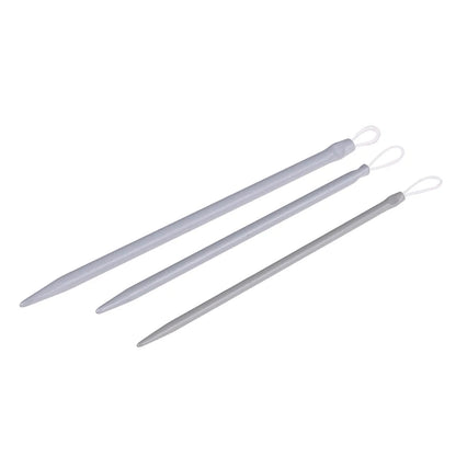 3pcs/set Nylon Wire Knitting Needles Yarn Sewing Needles Apparel Sewing & Fabric Art Craft Wool Thick Knitter