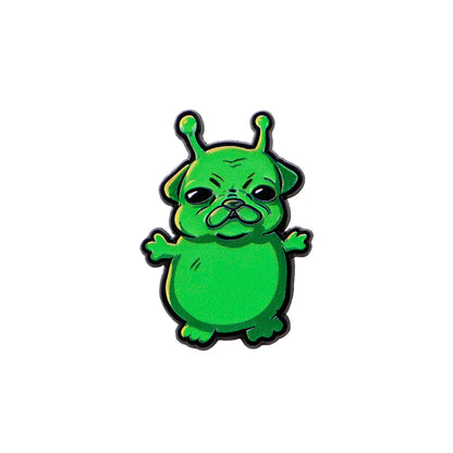 Funny Alien Enamel Pin Cartoon UFO Bigfoot Brooches for Clothes Badges on Backpack Bags Collar Hat Badge Lapel Pins Jewelry Gift