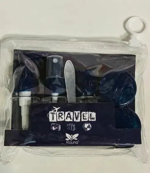 Travel Bottles Kit Leak Proof Portable Toiletry Containers Set Clear Travel Size Cosmetic Containers For Lotion Shampoo Cream So