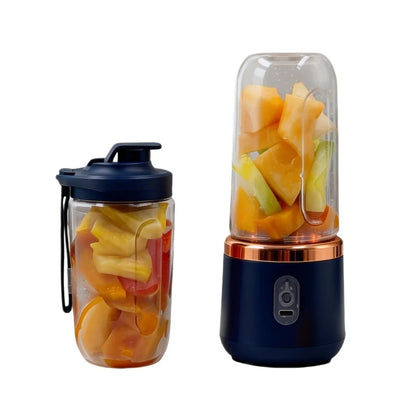 Portable Electric Blender 6 Blades Juice Smoothie Maker Ice Crusher Food Processor Personal for Fresh Drinks Juicer Machine