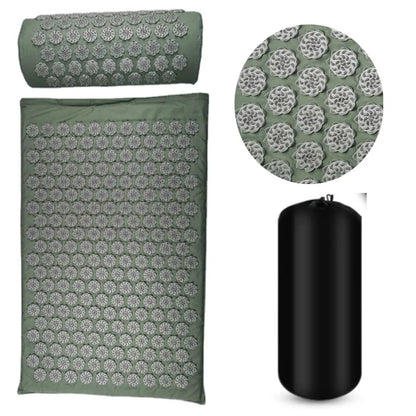 Massager Cushion  Shakti Mat Massage Yoga Mat Acupressure Relieve Stress Back Body Pain Spike Mat Acupuncture Massage Mat