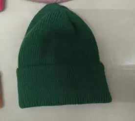 New winter adult casual beanie cap Outdoor lady knitted hat Thick warm comfortable