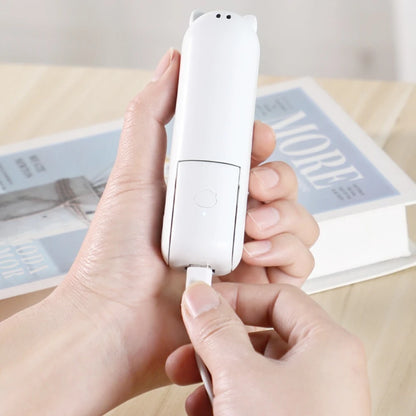 Portable Mini Fan, USB Rechargeable, 3-speed Adjustable, Foldable Handheld Fan, Suitable for Women, Travel, Outdoor Use
