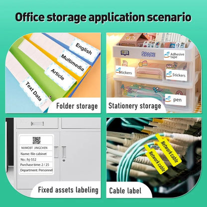 Niimbot Cable Wire Label Stickers Compatible With B21/ B3S/ B1/ B203