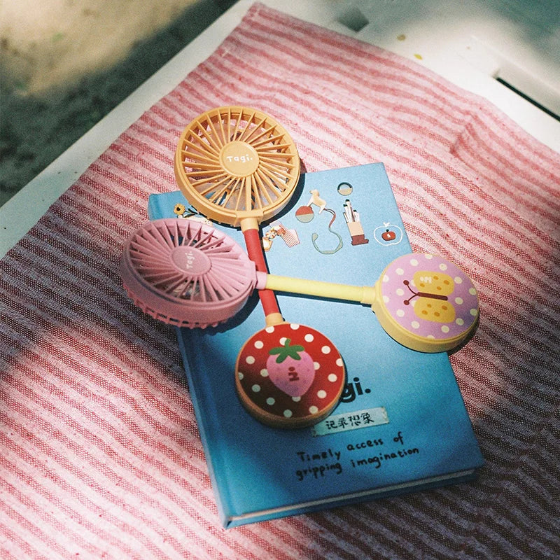 Portable Magnetic Fan Compact Durable  Creative Mini Fan for Outdoor Cooling Heat Prevention and Personal Use Ideal for Concerts