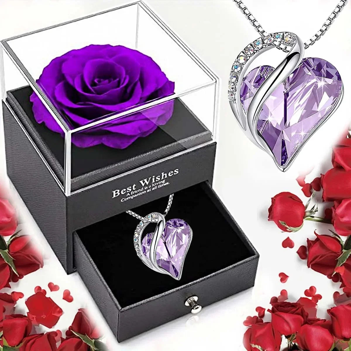 Ladies' Necklace Jewelry Gift Set,for Daily Wear, Gifting, Mother,Grandmother,Wife,Girlfriend Birthday Anniversary Romantic Gift
