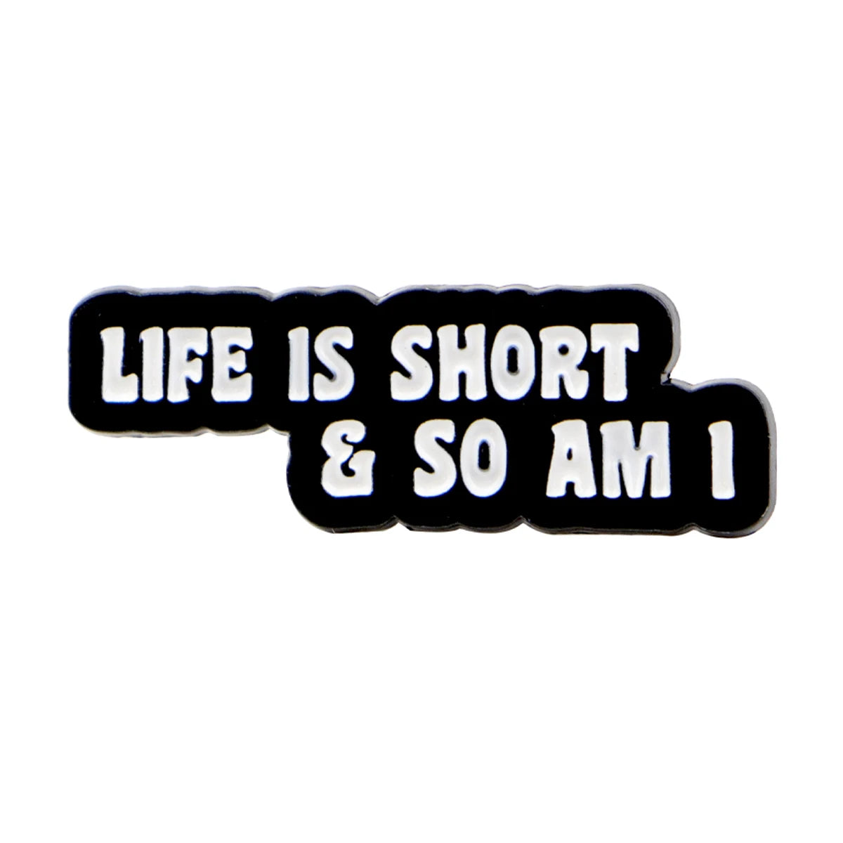 I'm NICER THAN MY FACE LOOKS Quote Enamel Pins ADHD Brooch Badge on Backpack Lapel Pin Costume Accessories Fashion Jewelry Gifts