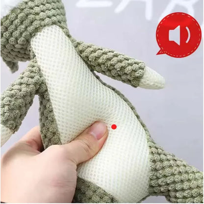 2025 Pet Dog Toys for Large Dogs Cute Plush Squeak Fleece Durable Chewing Cute Soft Pet Molar Toys Dogs Accessories 100K+ simila