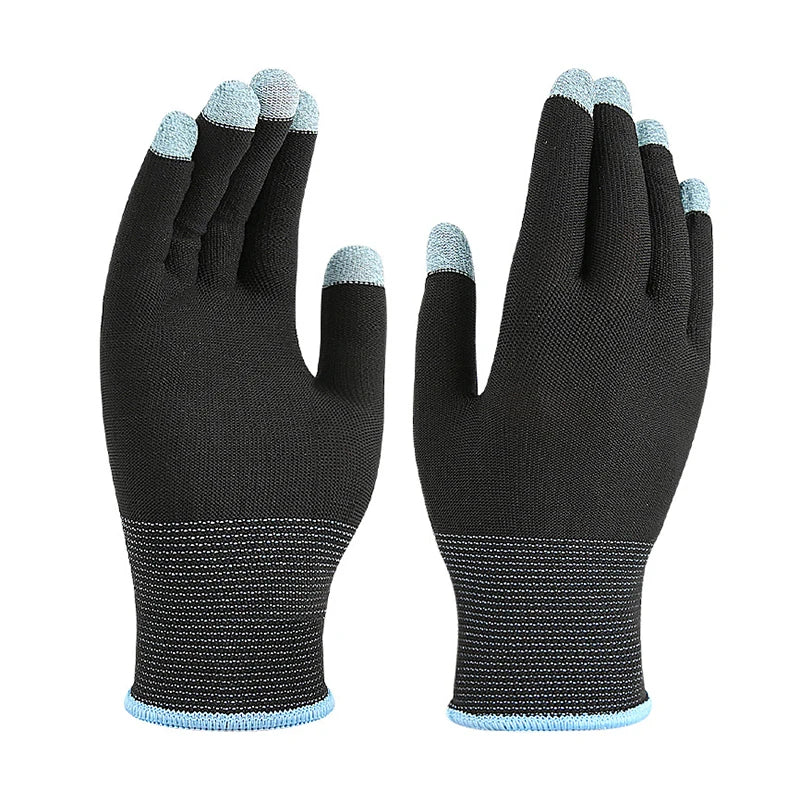 [F] 1Pair All Finger Operations Gaming Gloves Providing Accurate Screen Interaction For Mobile Devices For Winter Warmth