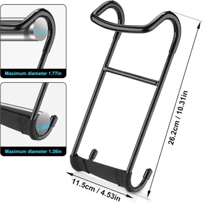 2-1PCS Dumbbell Spotter Hooks Hangers Heavy Power Dumbbells Rack Attachments for Dumbbell Bench Press Hold Up 225LB Capacity
