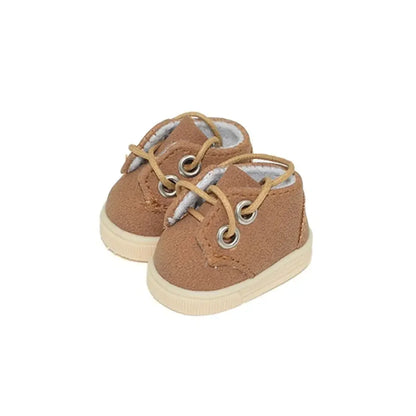 Dollhouse Accessories Doll Change Doll Shoes 15cm Cotton Doll Low Bond Leather Shoes 30cm Articulated Doll