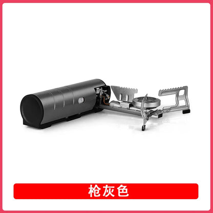 Outdoor Accessories: Folding Gas Stove Lightweight Portable Stove with One-Second Expansion for Camping Hot Pot Tea Stove