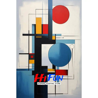 Diamond Painting Full Drill Western Abstraction Art Wassily Kandinsky Poster Rhinestones Mosaic Embroidery  Living Room Decor