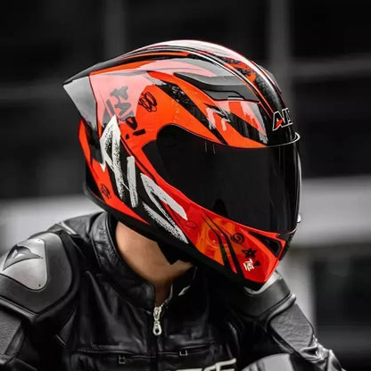 Motorcycle Helmet Full Face Double Lens Off-road Racing Helmet  Capacetes De Moto DOT Certification Motocross Cascos Para Motos