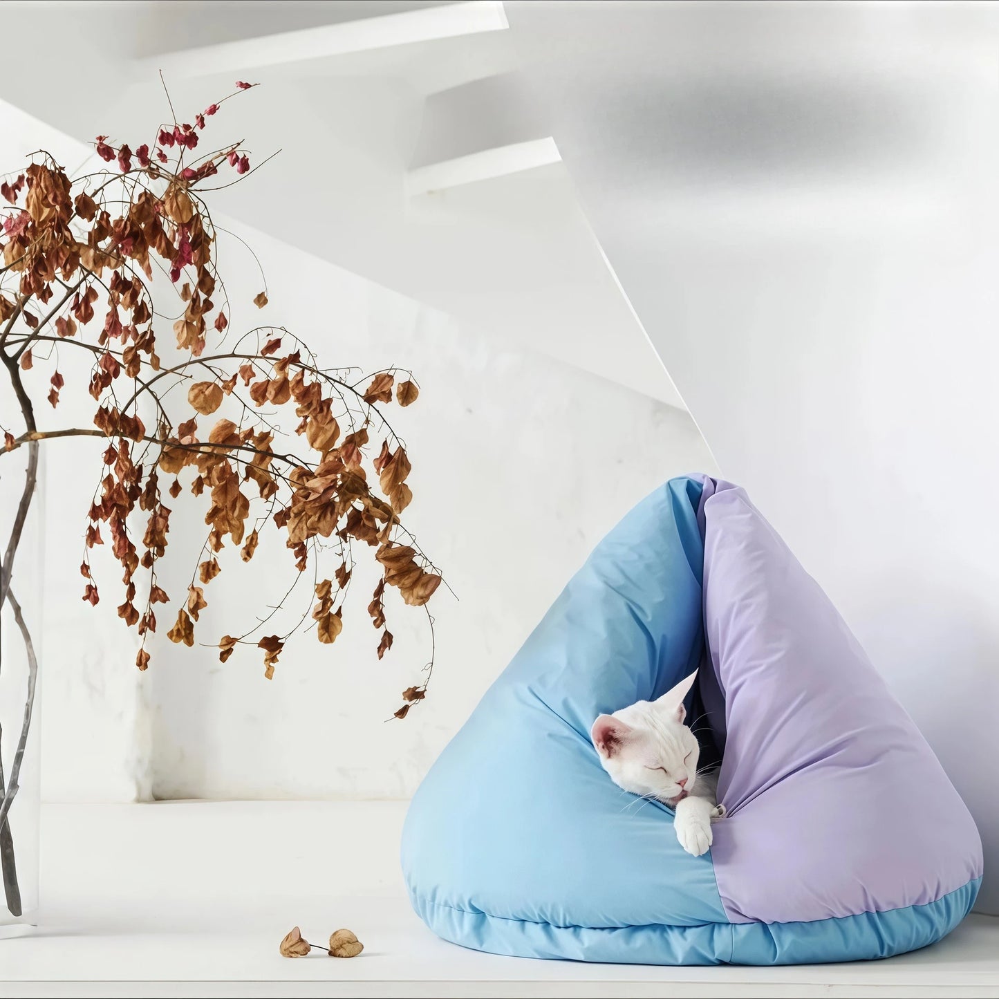 Pet Bed Mongolian Christmas Dogs Beds,Cats Shelter Warm and Insulated Cat House,Cat Beds Tent Houses & Condos,Pet Dog Warm House
