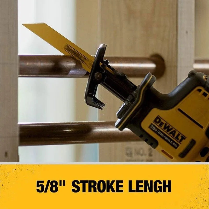 DEWALT DCS369 20V Reciprocating Saw,One-Handed,Cordless,The Multi - Tasking Powerhouse for Swift Wood,Metal & Pipe Cutting