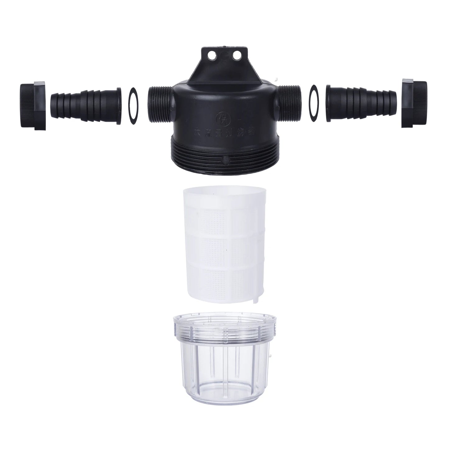 Transparent 50 Mesh Fine filtration Water Filter with 20mm, 25mm Barbed Agriculture Tools Garden Irrigation Filter