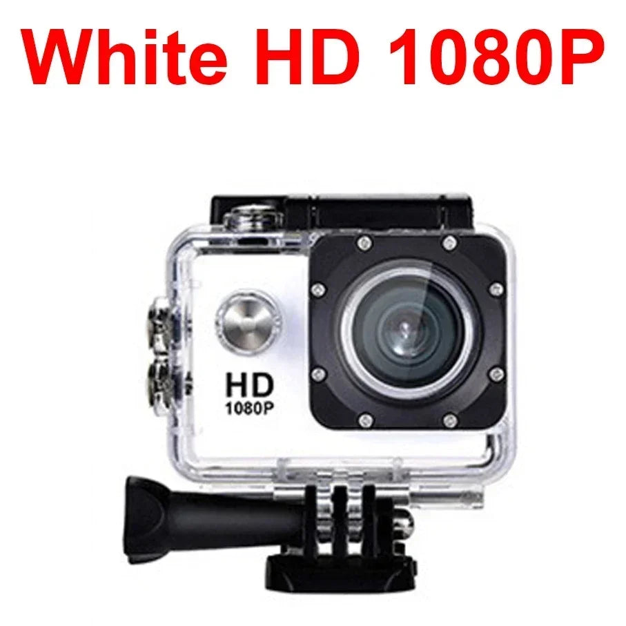 Action Camera Ultra Full HD 1080P 2.0-inch Screen Camcorder Underwater Waterproof Video Recording Sport Extreme Go Pro Cam