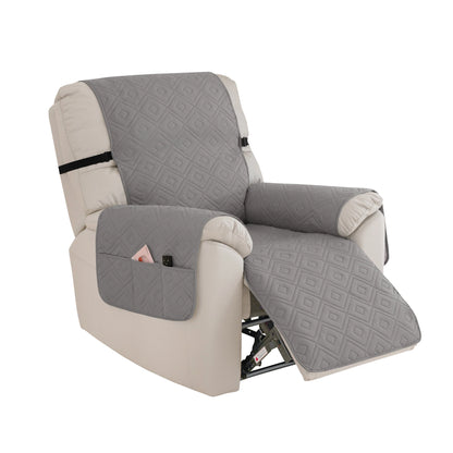 1PC Water Repellent Recliner Chair Cover Armchairs Slipcover Sofa Couch with Adjustable Elastic Strap Furniture Protector