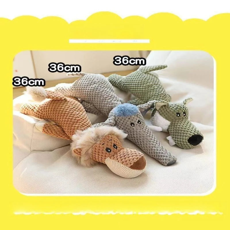 Pet toys dogs and cats bone resistant tear resistant bite resistant sound making grinding teeth cotton rope plush pet dog
