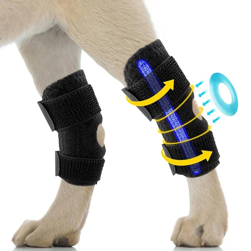 1Pair Pet Knee Pads Dog Arthritis Protector Cover Dog Leg Support Brace for Leg Hock Joint Wrap Injury Recover Dogs Supplies