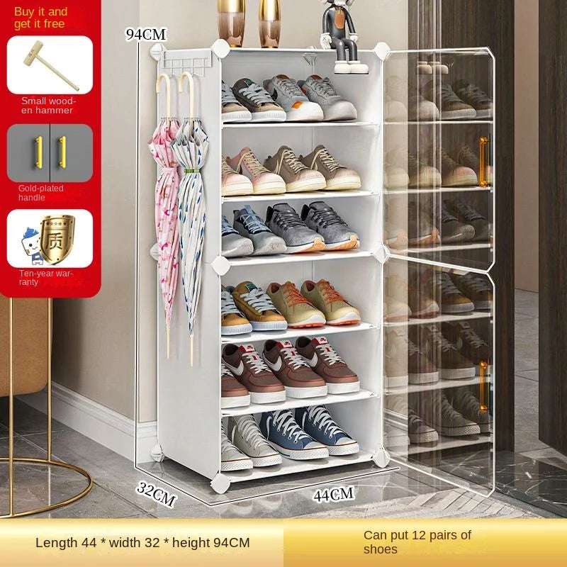 Modern Home Hallway Furniture Shoe Rack Cabinet For Living Room Storage Organizer Shelf Shoes Women's Sandals Cupboard Shoerack