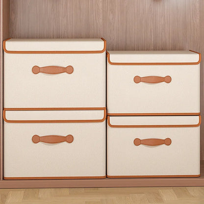 Clothes Storage Box With Lid For Household Use Wardrobe Underwear Storage Box Organizing Boxed Clothes Blankets Storage Basket